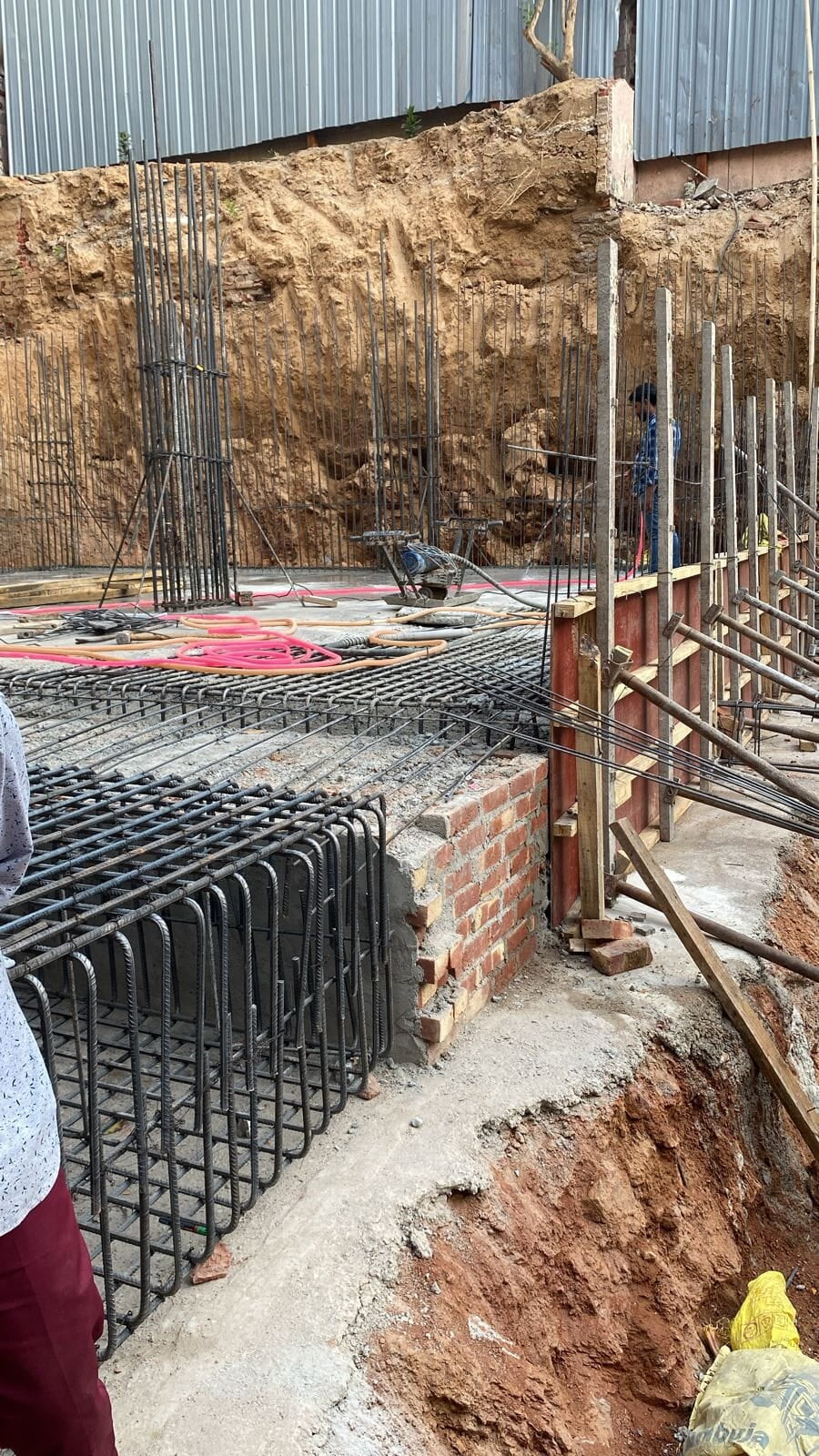 Foundation and structural construction work